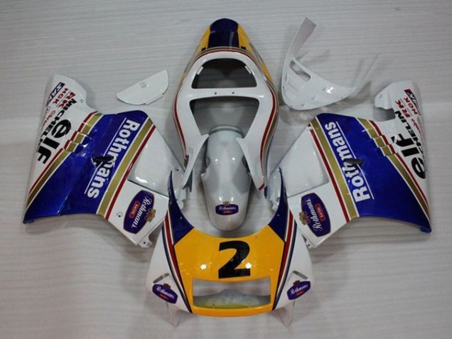 Buy 1994-1996 White Blue Yellow Honda NSR250 MC28 P4 Bike Fairing Kit UK