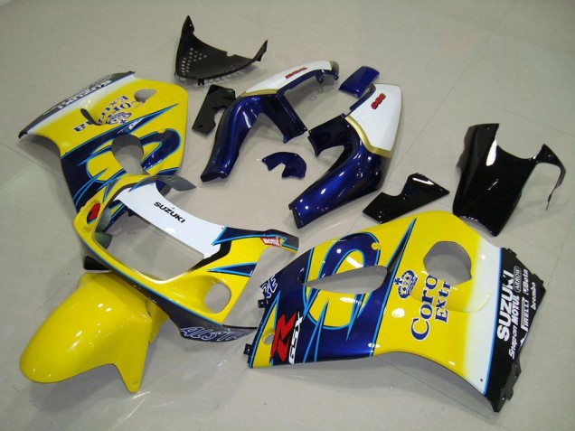 Buy 1996-2000 Yellow Corona Suzuki GSXR 600 Motorcycle Fairings UK Buy 1996-2000 Yellow Corona Suzuki GSXR 600 Motorcycle Fairings UK