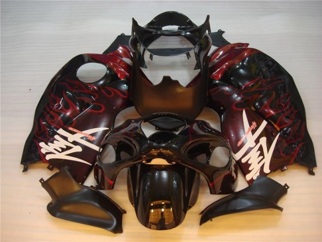 Buy 1996-2007 Black Red Flame Suzuki GSXR 1300 Hayabusa Motorbike Fairing UK Buy 1996-2007 Black Red Flame Suzuki GSXR 1300 Hayabusa Motorbike Fairing UK