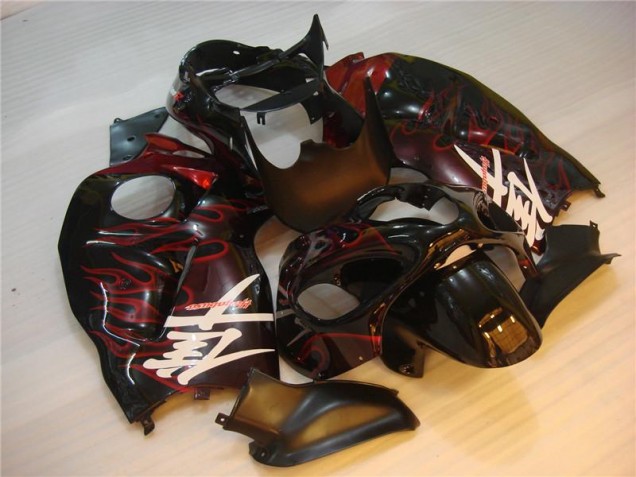 Buy 1996-2007 Black Red Flame Suzuki GSXR 1300 Hayabusa Motorbike Fairing UK Buy 1996-2007 Black Red Flame Suzuki GSXR 1300 Hayabusa Motorbike Fairing UK