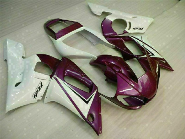 Buy 1998-2002 Purple White Yamaha YZF R6 Replacement Fairings UK