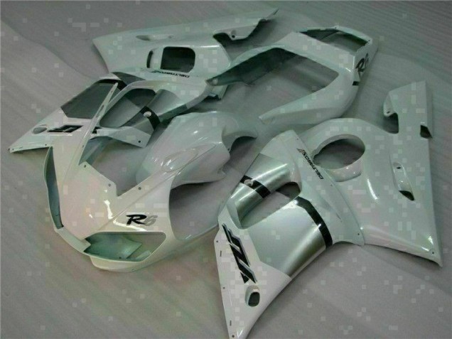 Buy 1998-2002 White Yamaha YZF R6 Motorbike Fairing UK