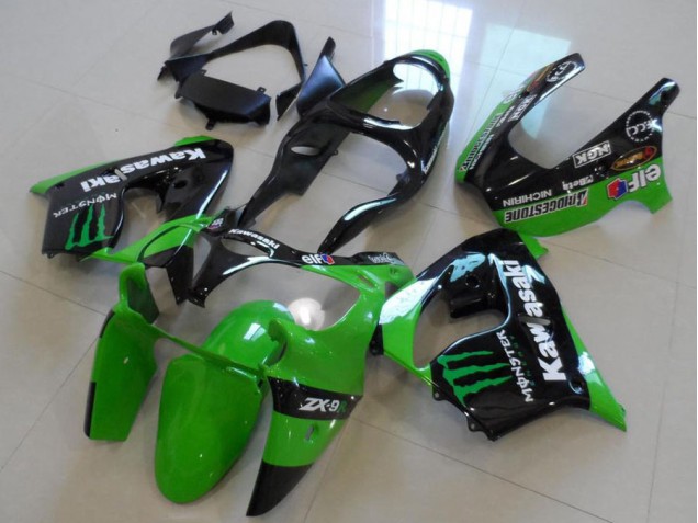Buy 2000-2001 Green Monster Kawasaki ZX9R Motorcycle Fairings UK Buy 2000-2001 Green Monster Kawasaki ZX9R Motorcycle Fairings UK