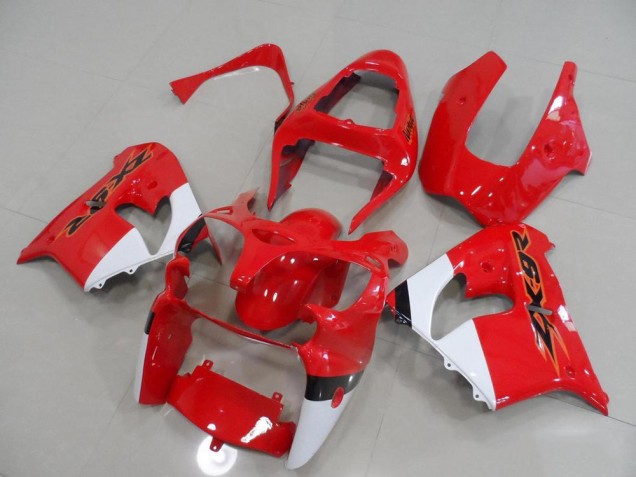 Buy 2000-2001 Red and White Kawasaki ZX9R Motorcycle Fairing UK Buy 2000-2001 Red and White Kawasaki ZX9R Motorcycle Fairing UK