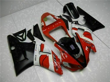 Buy 2000-2001 Red Black Yamaha YZF R1 Motorbike Fairing Kits UK