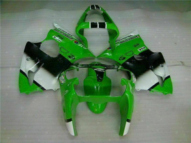 Buy 2000-2002 Green Black Kawasaki ZX6R Motorbike Fairing UK Buy 2000-2002 Green Black Kawasaki ZX6R Motorbike Fairing UK