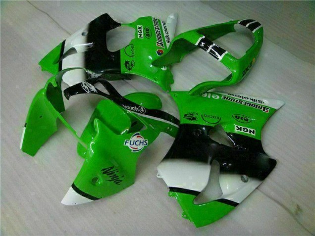 Buy 2000-2002 Green Black Kawasaki ZX6R Motorbike Fairing UK Buy 2000-2002 Green Black Kawasaki ZX6R Motorbike Fairing UK
