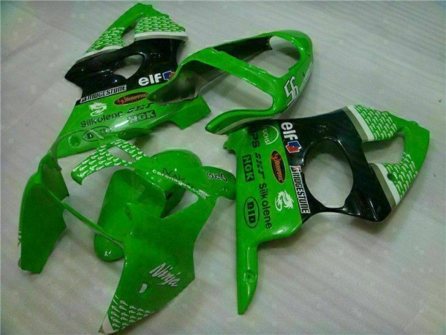 Buy 2000-2002 Green Black Kawasaki ZX6R Motor Bike Fairings UK Buy 2000-2002 Green Black Kawasaki ZX6R Motor Bike Fairings UK