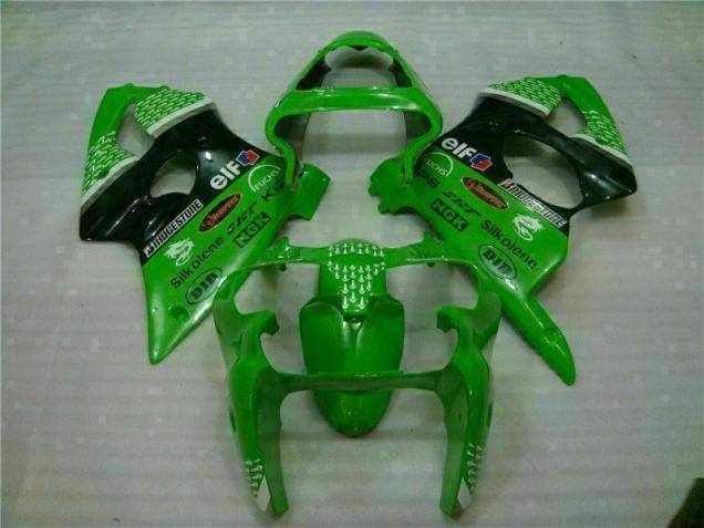 Buy 2000-2002 Green Black Kawasaki ZX6R Motor Bike Fairings UK Buy 2000-2002 Green Black Kawasaki ZX6R Motor Bike Fairings UK