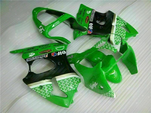 Buy 2000-2002 Green Black Kawasaki ZX6R Motorcycle Bodywork UK Buy 2000-2002 Green Black Kawasaki ZX6R Motorcycle Bodywork UK