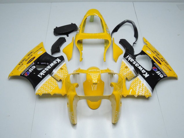 Buy 2000-2002 Yellow Arrow Kawasaki ZX6R Motorcylce Fairings UK Buy 2000-2002 Yellow Arrow Kawasaki ZX6R Motorcylce Fairings UK