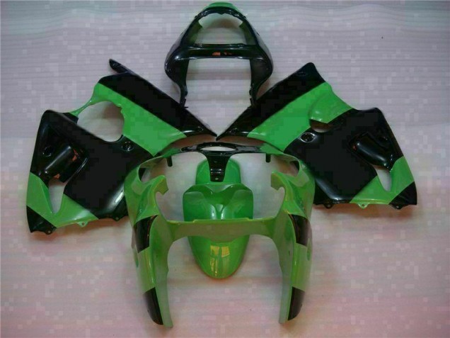 Buy 2000-2002 Green Black Kawasaki ZX6R Motorcycle Fairings UK Buy 2000-2002 Green Black Kawasaki ZX6R Motorcycle Fairings UK
