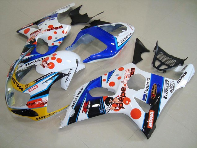Buy 2000-2002 Pepe Phone Suzuki GSXR 1000 Motorcylce Fairings UK Buy 2000-2002 Pepe Phone Suzuki GSXR 1000 Motorcylce Fairings UK