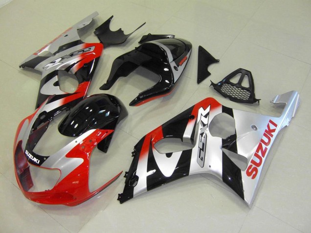 Buy 2000-2002 Red Silver Suzuki GSXR 1000 Motorcycle Fairings UK Buy 2000-2002 Red Silver Suzuki GSXR 1000 Motorcycle Fairings UK