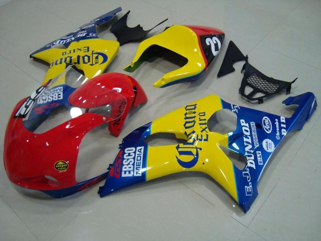 Buy 2000-2002 Red Yellow Blue Corona Race Suzuki GSXR 1000 Motorbike Fairings UK Buy 2000-2002 Red Yellow Blue Corona Race Suzuki GSXR 1000 Motorbike Fairings UK