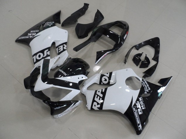 Buy 2001-2003 White Repsol Honda CBR600 F4i Motorcycle Fairings Kit UK