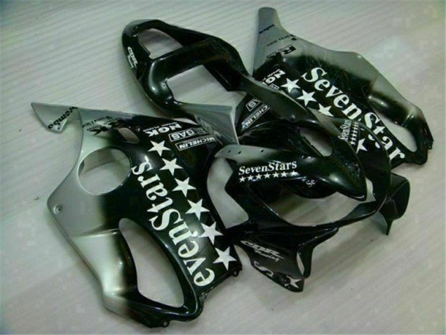 Buy 2001-2003 Black Silver Seven Stars Honda CBR600 F4i Motorbike Fairing UK Buy 2001-2003 Black Silver Seven Stars Honda CBR600 F4i Motorbike Fairing UK