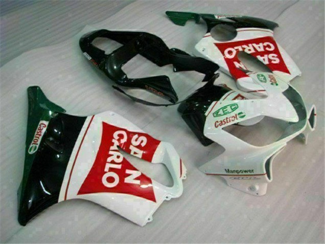 Buy 2001-2003 Red White Black San Carlo Honda CBR600 F4i Bike Fairing UK