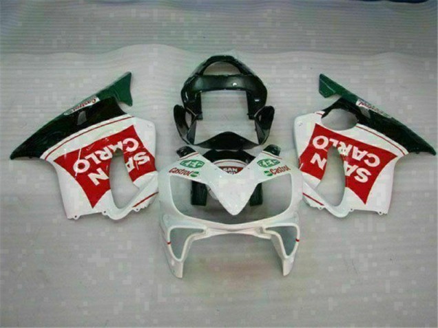 Buy 2001-2003 Red White Black San Carlo Honda CBR600 F4i Bike Fairing UK