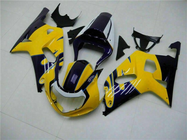 Buy 2001-2003 Yellow Suzuki GSXR 600/750 Bike Fairings UK Buy 2001-2003 Yellow Suzuki GSXR 600/750 Bike Fairings UK