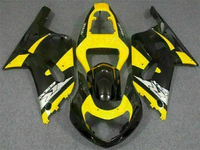 Buy 2001-2003 Yellow Black Suzuki GSXR 600/750 Motorcycle Replacement Fairings UK Buy 2001-2003 Yellow Black Suzuki GSXR 600/750 Motorcycle Replacement Fairings UK