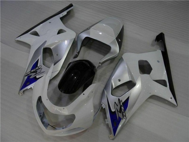 Buy 2001-2003 White Silver Suzuki GSXR 600/750 Bike Fairings UK Buy 2001-2003 White Silver Suzuki GSXR 600/750 Bike Fairings UK