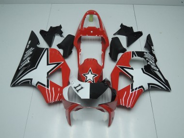 Buy 2002-2003 Black Red Star Honda CBR900RR 954 Motorcycle Fairings Kits UK