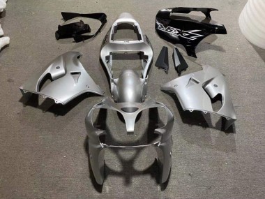 Buy 2002-2003 Silver Glossy Black Kawasaki ZX9R Motorcycle Fairing Kit UK