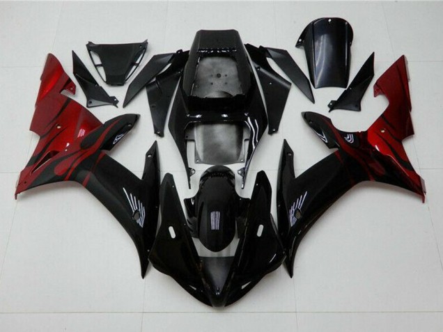 Buy 2002-2003 Black Red Yamaha YZF R1 Motorcycle Fairing UK Buy 2002-2003 Black Red Yamaha YZF R1 Motorcycle Fairing UK