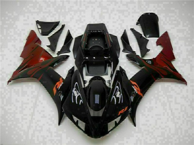 Buy 2002-2003 Black Yamaha YZF R1 Motorcylce Fairings UK Buy 2002-2003 Black Yamaha YZF R1 Motorcylce Fairings UK