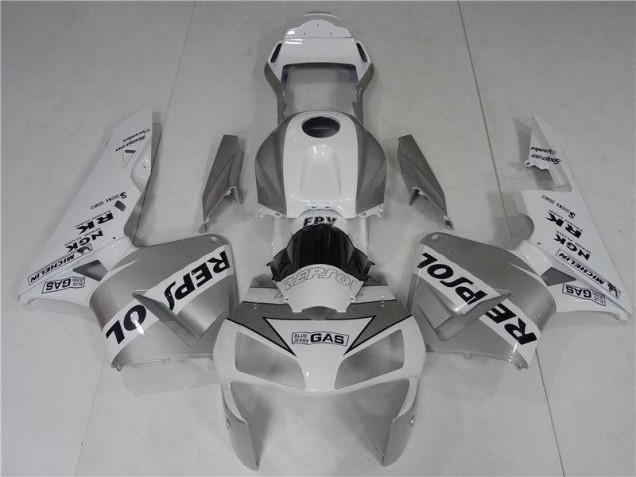 Buy 2003-2004 Silve White Black Repsol Honda CBR600RR Bike Fairings UK Buy 2003-2004 Silve White Black Repsol Honda CBR600RR Bike Fairings UK
