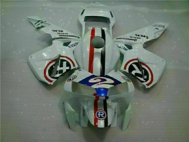 Buy 2003-2004 White Blue R 2 Honda CBR600RR Motorcycle Fairings UK