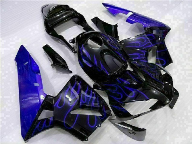 Buy 2003-2004 Black with Blue Flame Honda CBR600RR Motorcycle Fairing Kits UK Buy 2003-2004 Black with Blue Flame Honda CBR600RR Motorcycle Fairing Kits UK