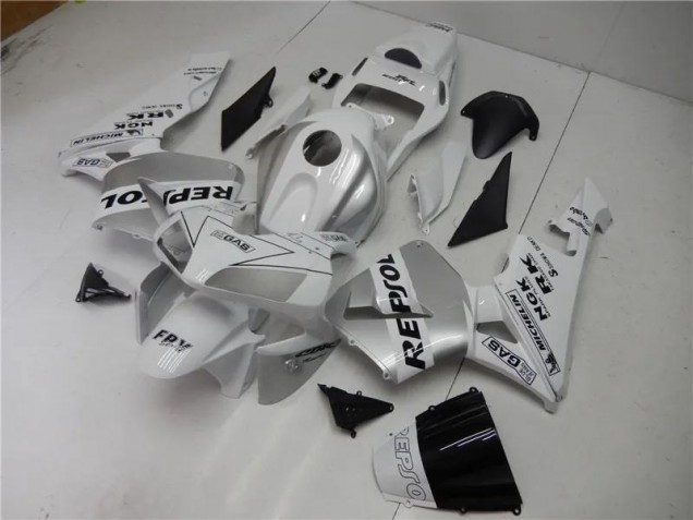 Buy 2003-2004 Silver White Black Repsol Honda CBR600RR Motorcycle Fairings Kit UK Buy 2003-2004 Silver White Black Repsol Honda CBR600RR Motorcycle Fairings Kit UK