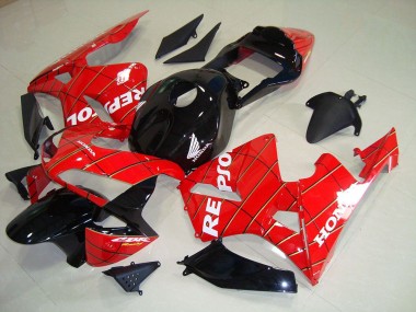 Buy 2003-2004 Black Spider Man Repsol Honda CBR600RR Motorcycle Fairing Kits UK