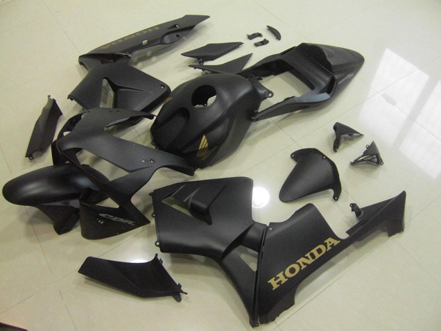 Buy 2003-2004 Matte Black Gold Honda CBR600RR Motorbike Fairings UK Buy 2003-2004 Matte Black Gold Honda CBR600RR Motorbike Fairings UK