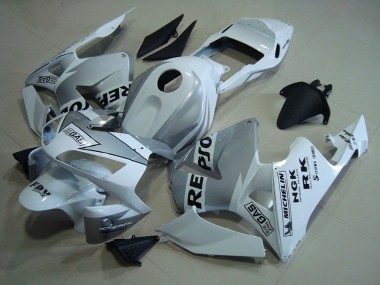 Buy 2003-2004 Repsol White Silver Honda CBR600RR Motorcycle Fairings Kits UK