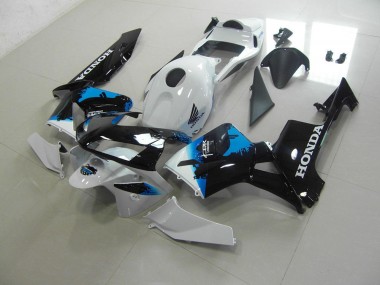 Buy 2003-2004 White Black Blue Honda CBR600RR Motorcycle Fairings Kit UK
