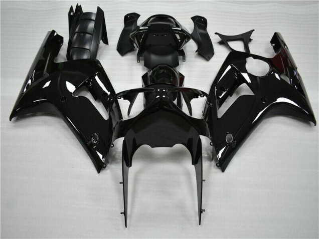 Buy 2003-2004 Glossy Black Kawasaki ZX6R Moto Fairings UK Buy 2003-2004 Glossy Black Kawasaki ZX6R Moto Fairings UK