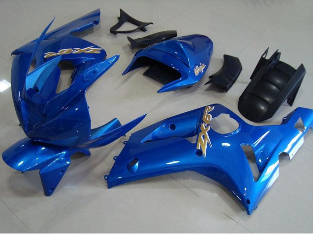 Buy 2003-2004 Light Blue Kawasaki ZX6R Motorcycle Fairing UK Buy 2003-2004 Light Blue Kawasaki ZX6R Motorcycle Fairing UK