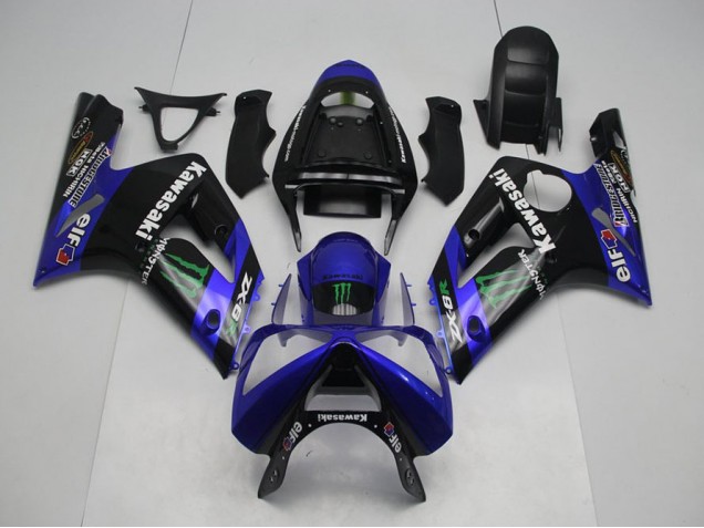 Buy 2003-2004 Blue Monster Kawasaki ZX6R Motorbike Fairing UK Buy 2003-2004 Blue Monster Kawasaki ZX6R Motorbike Fairing UK