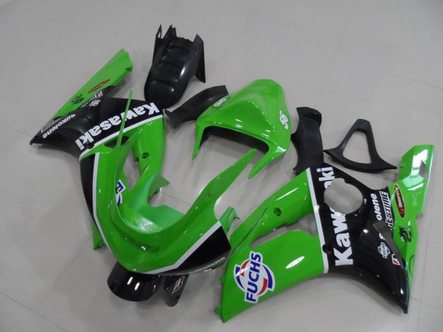 Buy 2003-2004 Green Fuchs Kawasaki ZX6R Motor Bike Fairings UK Buy 2003-2004 Green Fuchs Kawasaki ZX6R Motor Bike Fairings UK