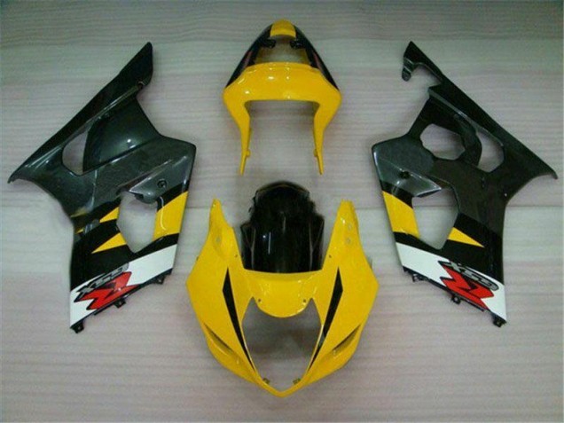 Buy 2003-2004 Yellow Black Suzuki GSXR 1000 Motorcycle Fairings Kit UK