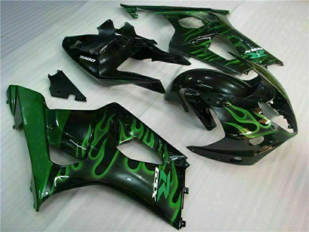 Buy 2003-2004 Green Black Suzuki GSXR 1000 Motorbike Fairing UK Buy 2003-2004 Green Black Suzuki GSXR 1000 Motorbike Fairing UK