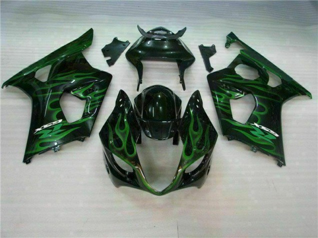 Buy 2003-2004 Green Black Suzuki GSXR 1000 Motorbike Fairing UK Buy 2003-2004 Green Black Suzuki GSXR 1000 Motorbike Fairing UK