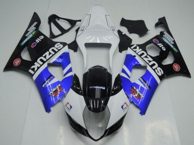 Buy 2003-2004 Blue White and Black Suzuki GSXR 1000 Bike Fairings UK