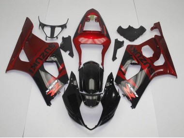 Buy 2003-2004 Black Red Suzuki GSXR 1000 Replacement Motorcycle Fairings UK