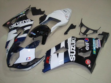 Buy 2003-2004 White Black Elf Suzuki GSXR 1000 Motorcycle Fairing Kit UK