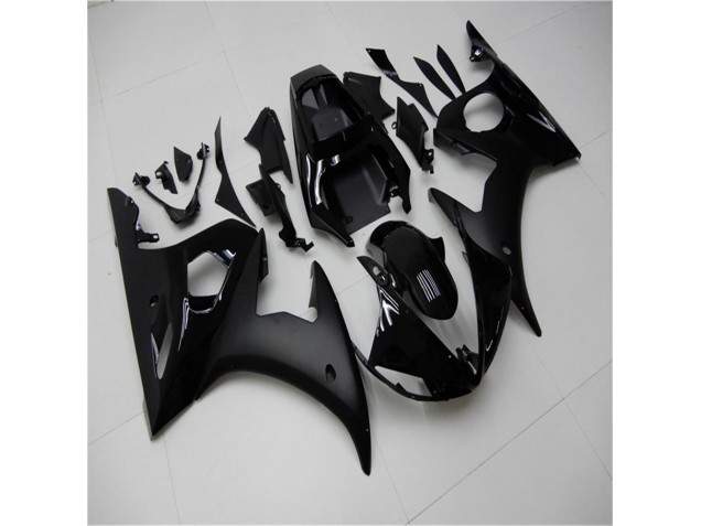 Buy 2003-2005 Glossy Matte Black Yamaha YZF R6 Motor Fairings UK