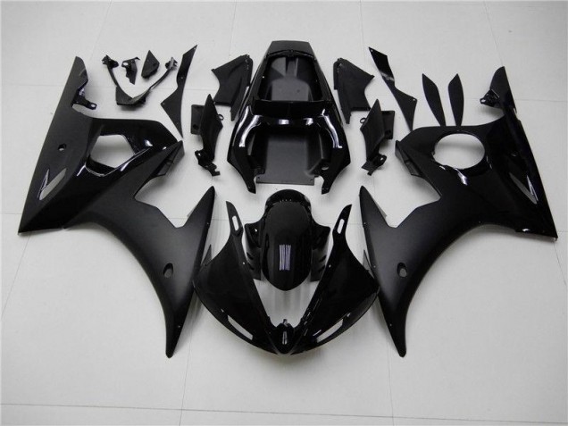 Buy 2003-2005 Glossy Matte Black Yamaha YZF R6 Motor Fairings UK